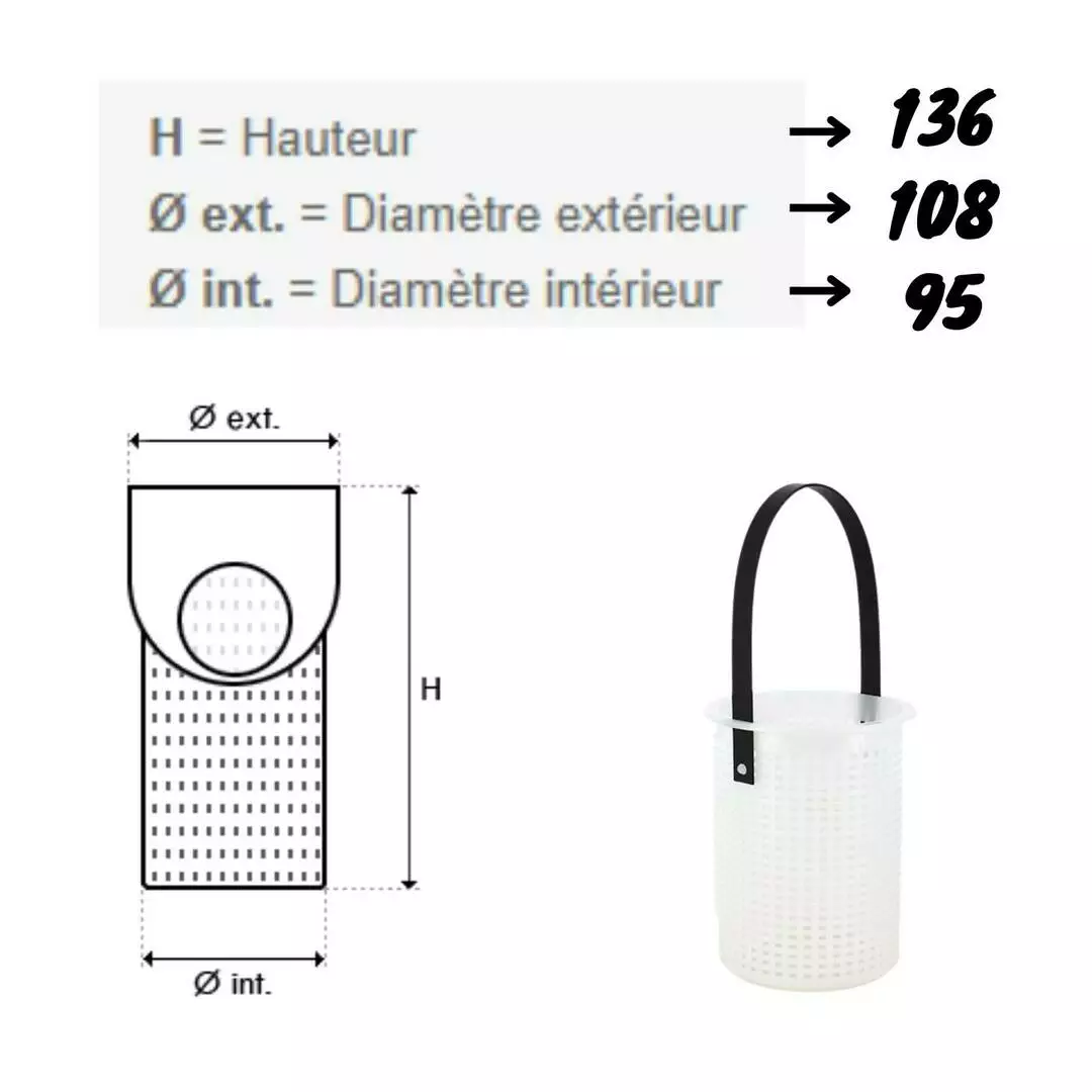 Astralpool Panier Préfiltre Pompe Piscine - Sena Astral 4 Astralpool Panier Préfiltre Pompe Piscine - Sena Astral – Image 2