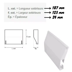 Hayward Volet Skimmer COFIES Avec Axe Référence SKX6598