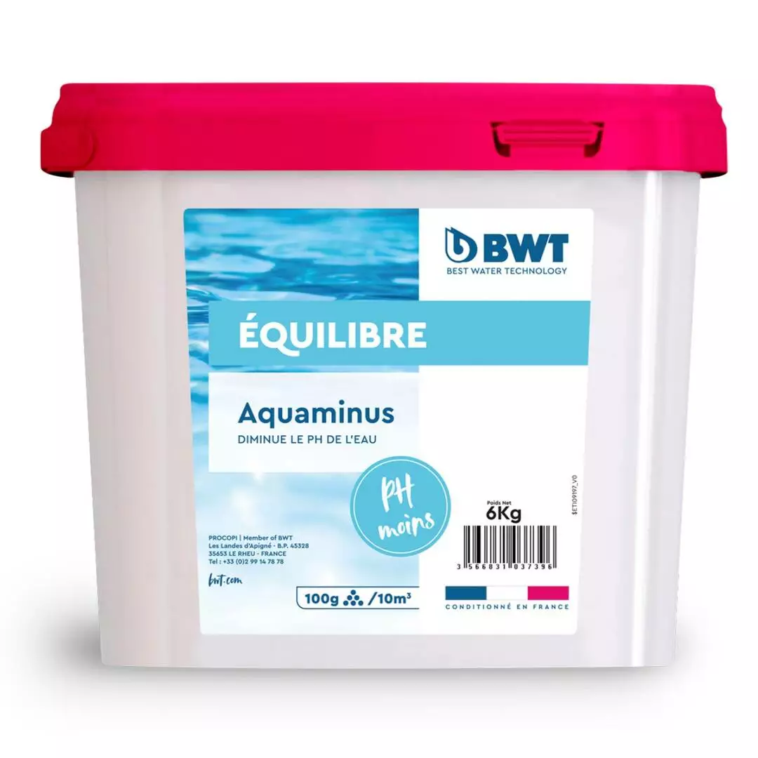 PH Moins Piscine - Granulés - AquaMinus - 6kg BWT 3 PH Moins Piscine - Granulés - AquaMinus - 6kg BWT