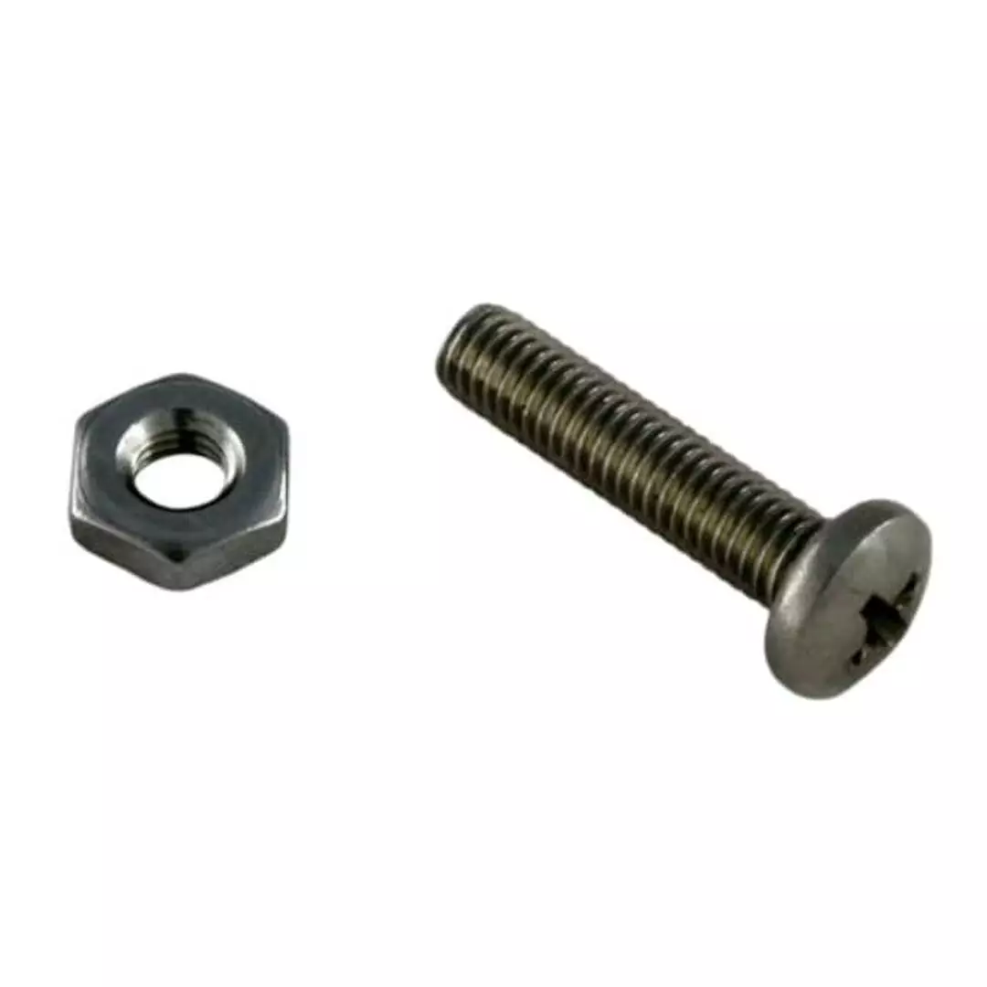 Vis + Écrou Pour Plaque - Réf Polaris : C-75 3 Vis + Écrou Pour Plaque - Réf Polaris : C-75